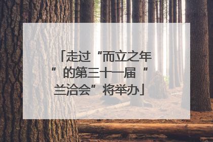 走过“而立之年”的第三十一届“兰洽会”将举办