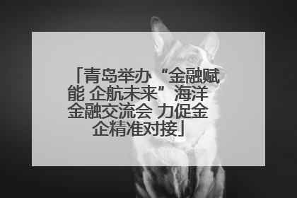 青岛举办“金融赋能 企航未来”海洋金融交流会 力促金企精准对接