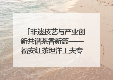 非遗技艺与产业创新共谱茶香新篇——福安红茶坦洋工夫专场推介会在京举办