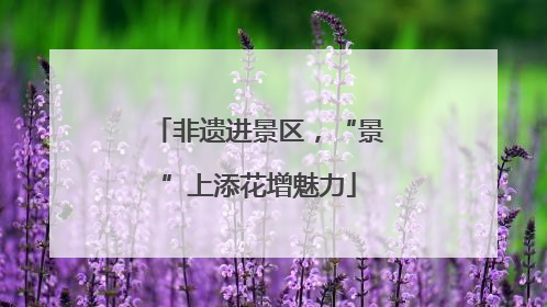 非遗进景区，“景”上添花增魅力