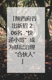 陕西府谷出新招 206名“快递小哥”成为基层治理“合伙人”