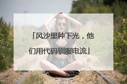 风沙里种下光，他们用代码驯服电流