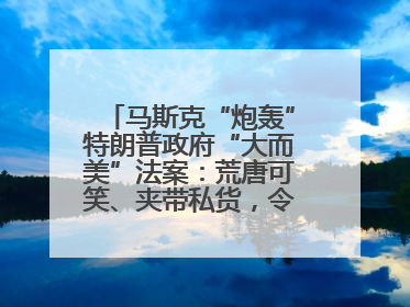 马斯克“炮轰”特朗普政府“大而美”法案：荒唐可笑、夹带私货，令人作呕