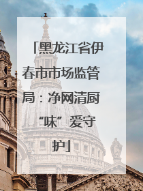 黑龙江省伊春市市场监管局：净网清厨 “味”爱守护