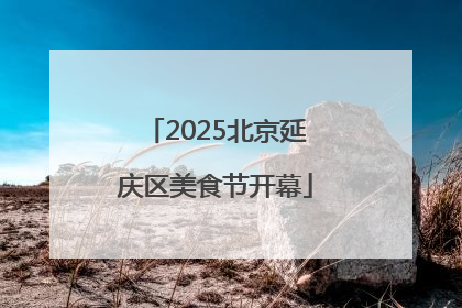 2025北京延庆区美食节开幕